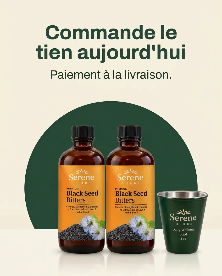 Boostez votre vitalité avec les Bitters de graines noires pour un quotidien énergique — mis en situation