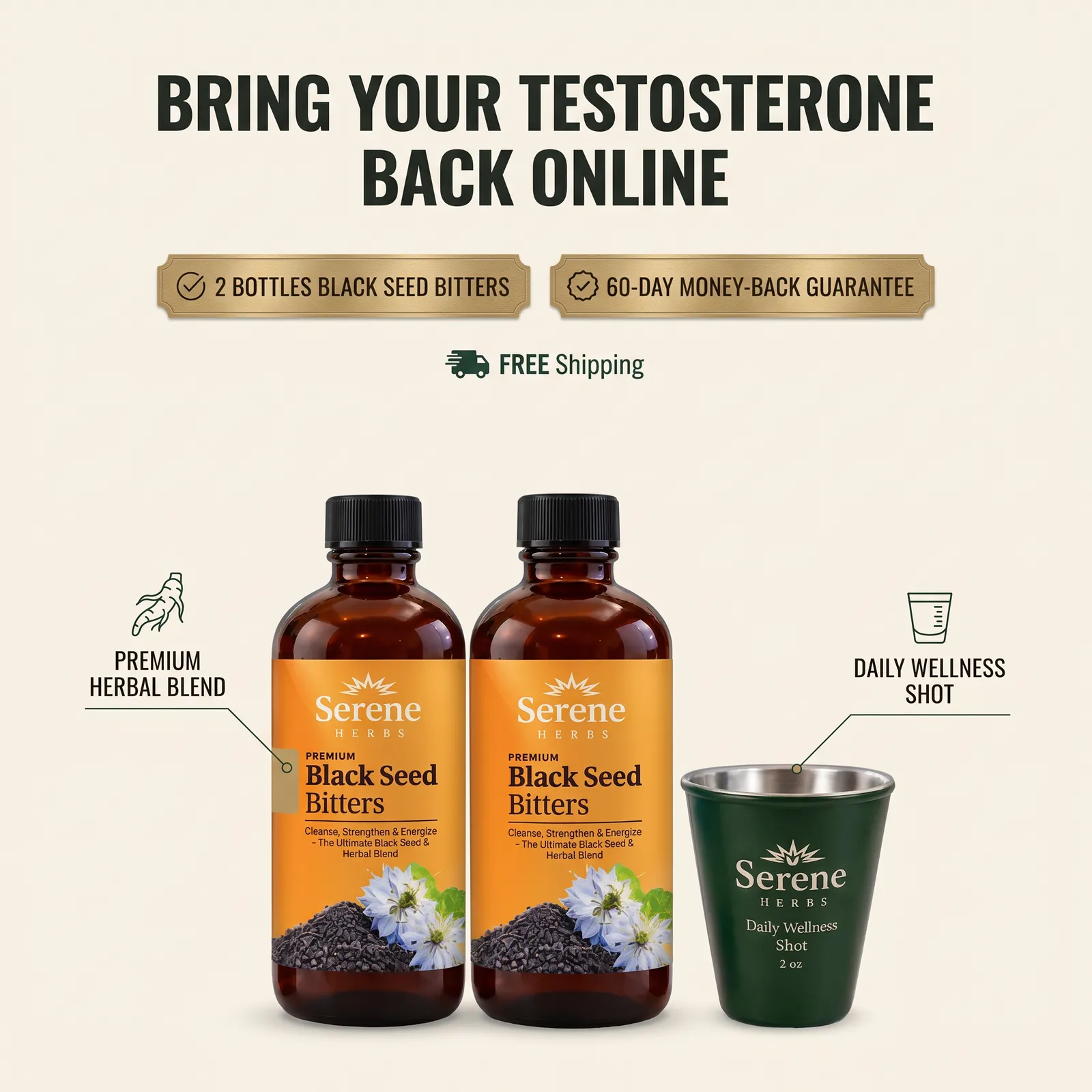 Boostez votre vitalité avec les Bitters de graines noires pour un quotidien énergique — caractéristiques en image